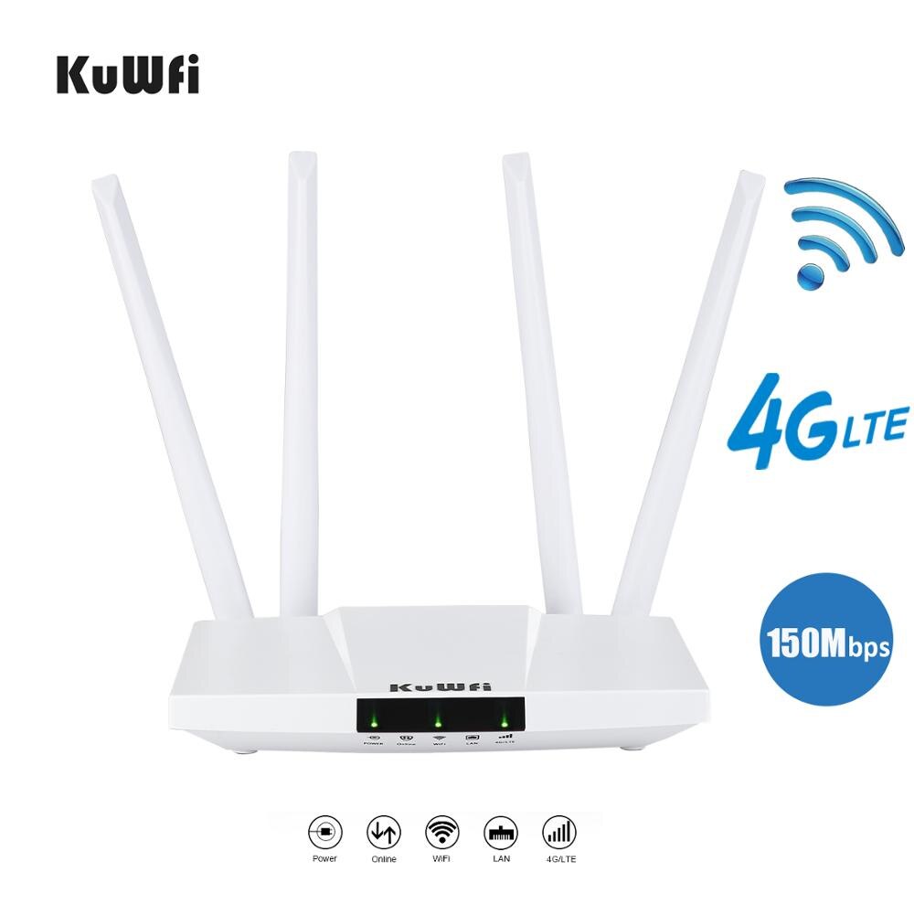 KuWFi 4G LTE  CAT4 150Mbps 3G/4G SIM Wifi ..